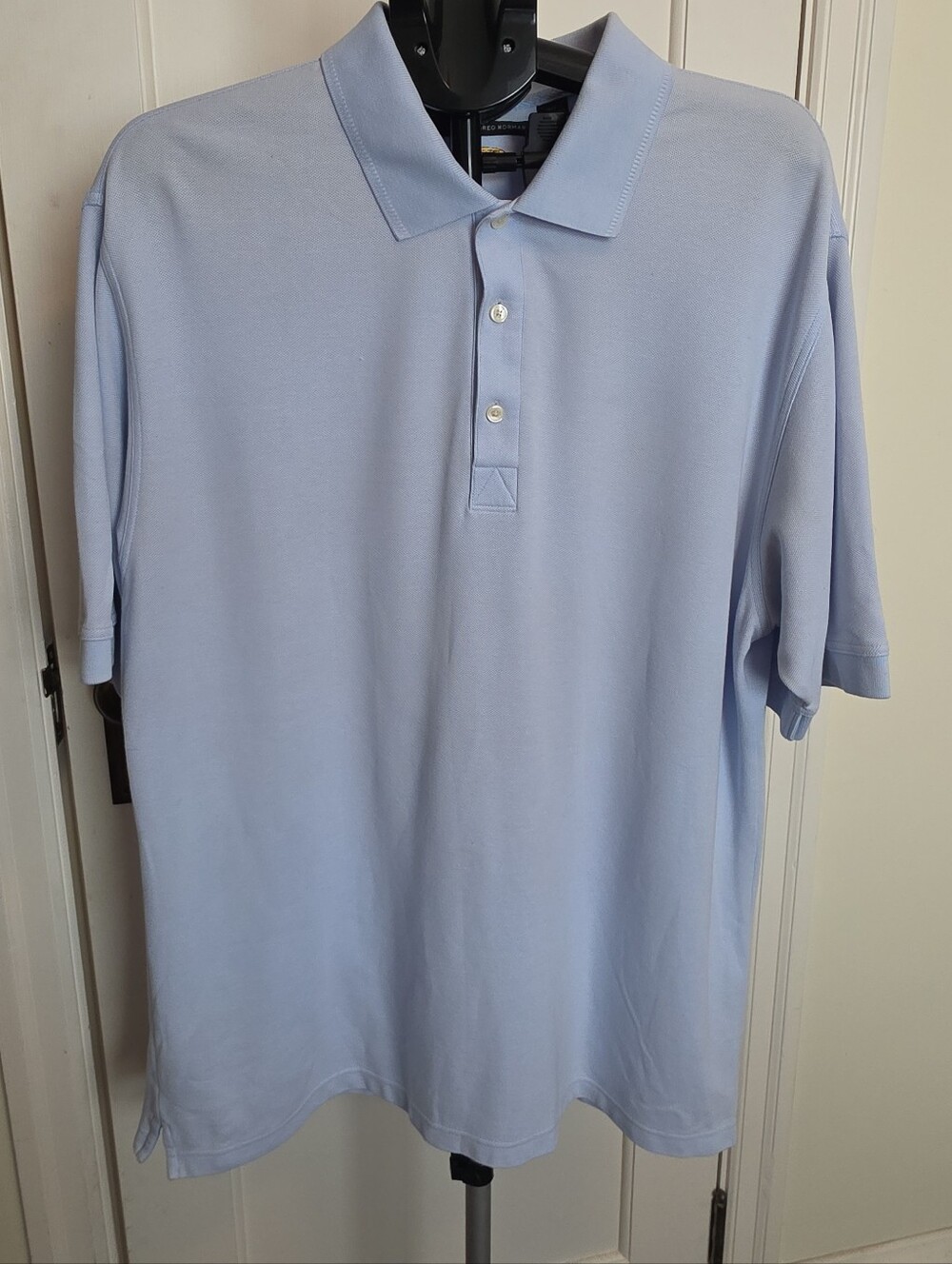 Greg Norman Collection Light Blue Polo Shirt - Short Sleeve